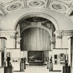 Galeria Nationala 1950, in fundal Atacul de la Smardan de N.Grigorescu