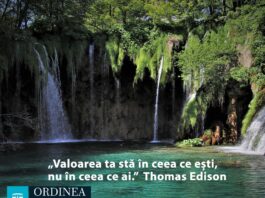 CITATUL ZILEI. Valoarea ta stă în ceea ce ești, nu în ceea ce ai