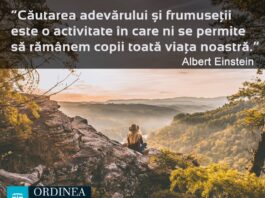 CITATUL ZILEI. Căutarea adevărului și frumuseții este o activitate în care ni se permite să rămânem copii toată viața noastră