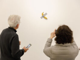 Lucrarea Comedian este expusă la Centrul Pompidou-Metz