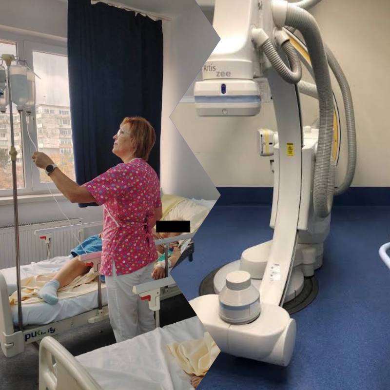Cele două angiografe de ultimă generație de care dispune Laboratorul de Radiologie Intervențională permit efectuare unor intervenții de mare precizie